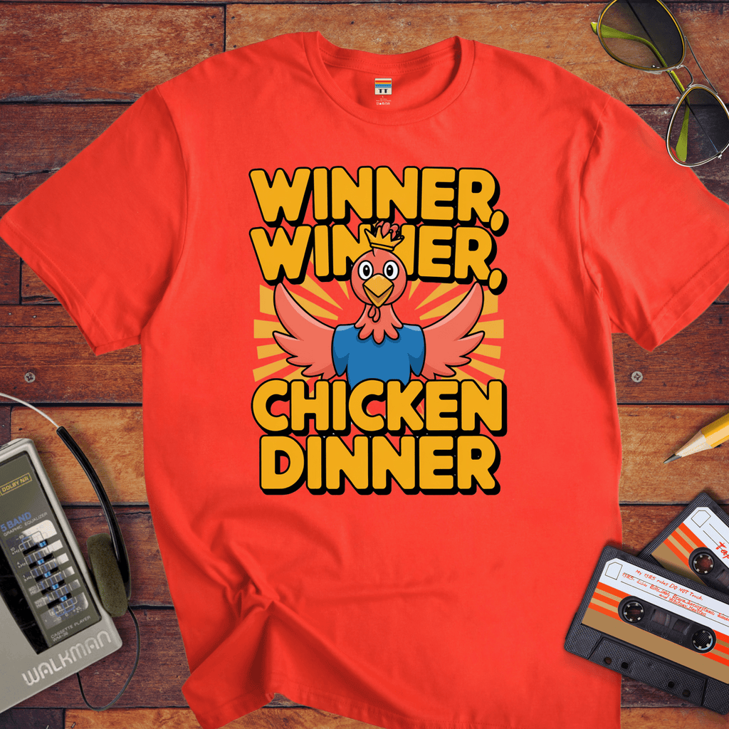 'Winner Winner Chicken Dinner' Funny T-Shirt