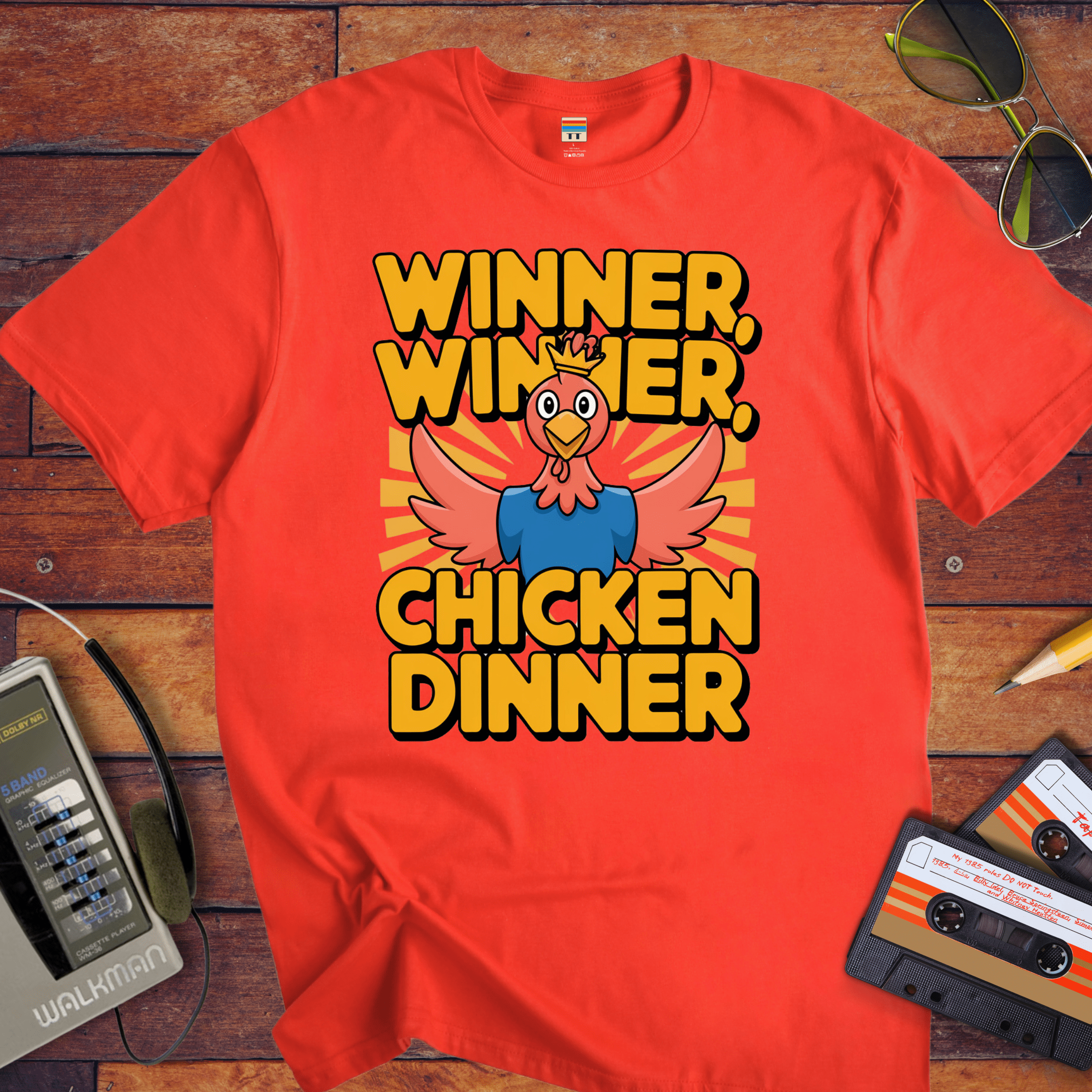 'Winner Winner Chicken Dinner' Funny T-Shirt