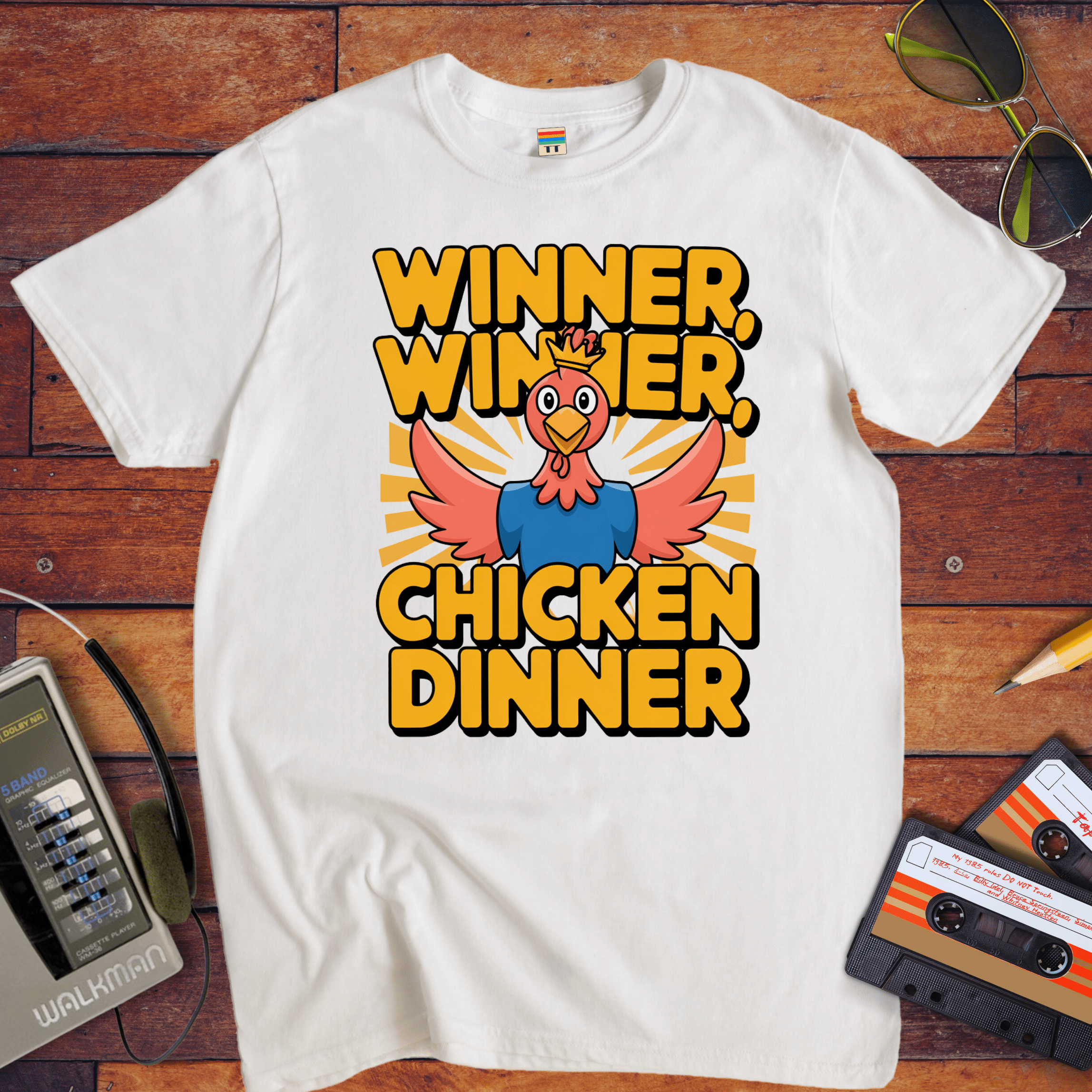 'Winner Winner Chicken Dinner' Funny T-Shirt