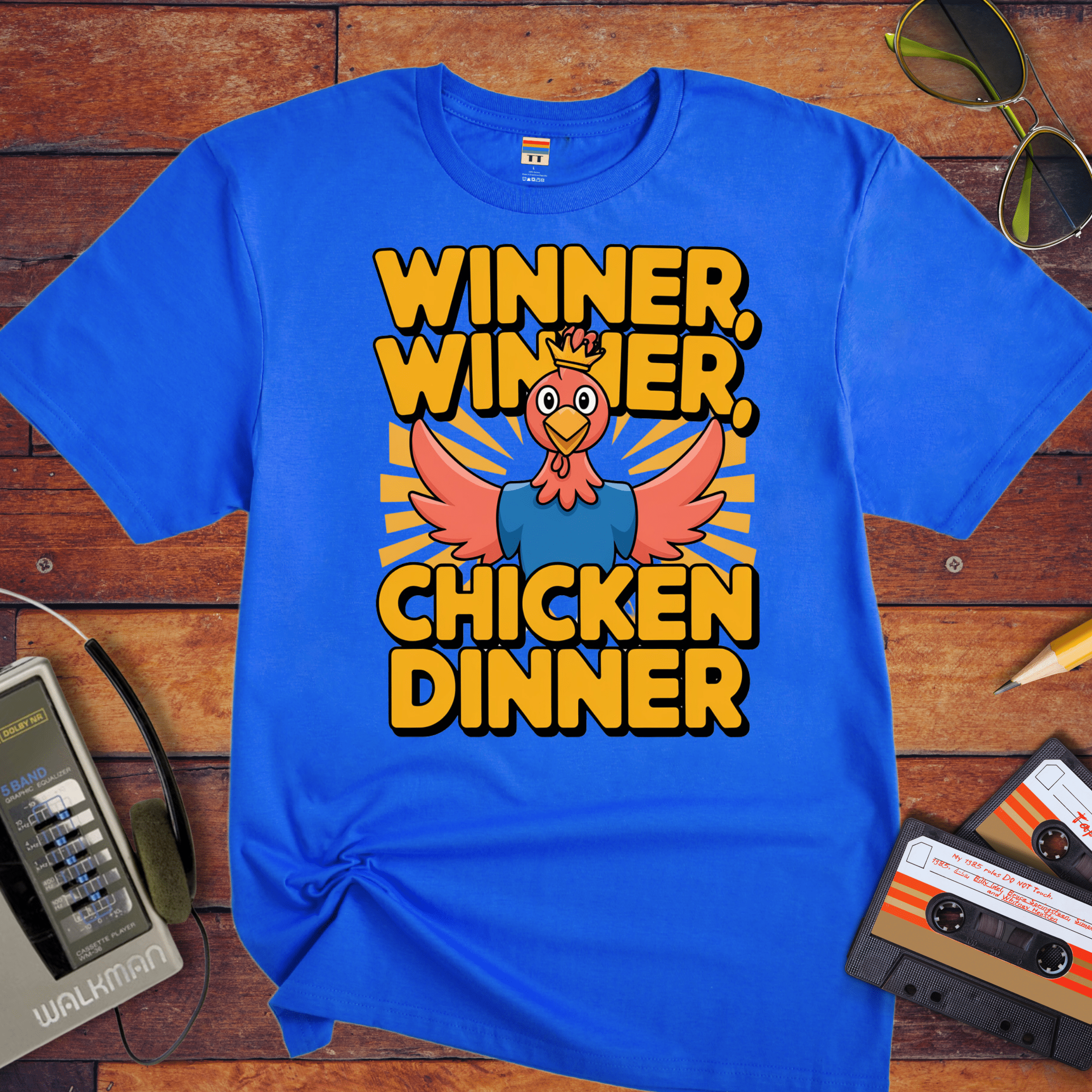 'Winner Winner Chicken Dinner' Funny T-Shirt