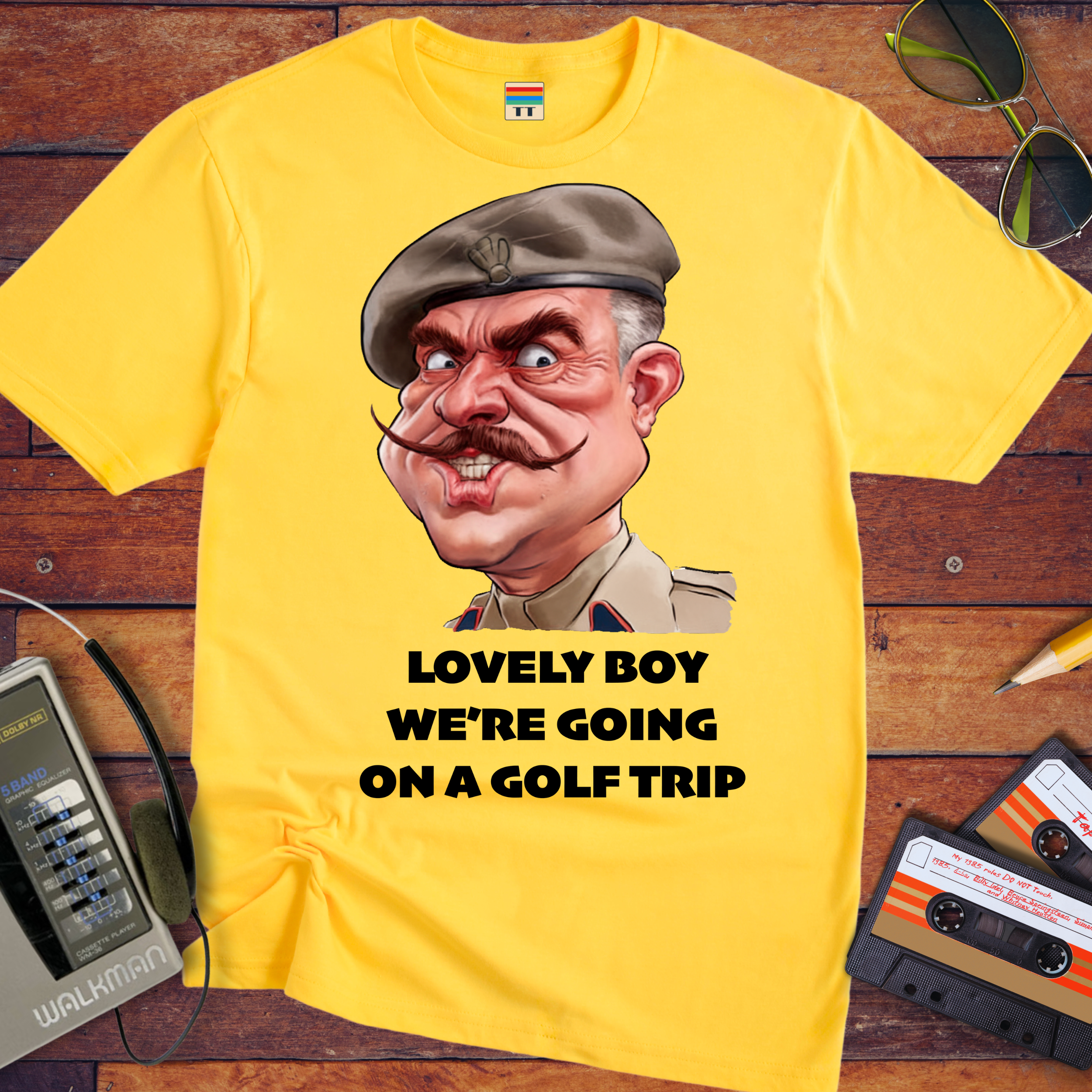 'LOVELY BOY WE’RE GOING ON A GOLF TRIP'  Funny T-Shirt