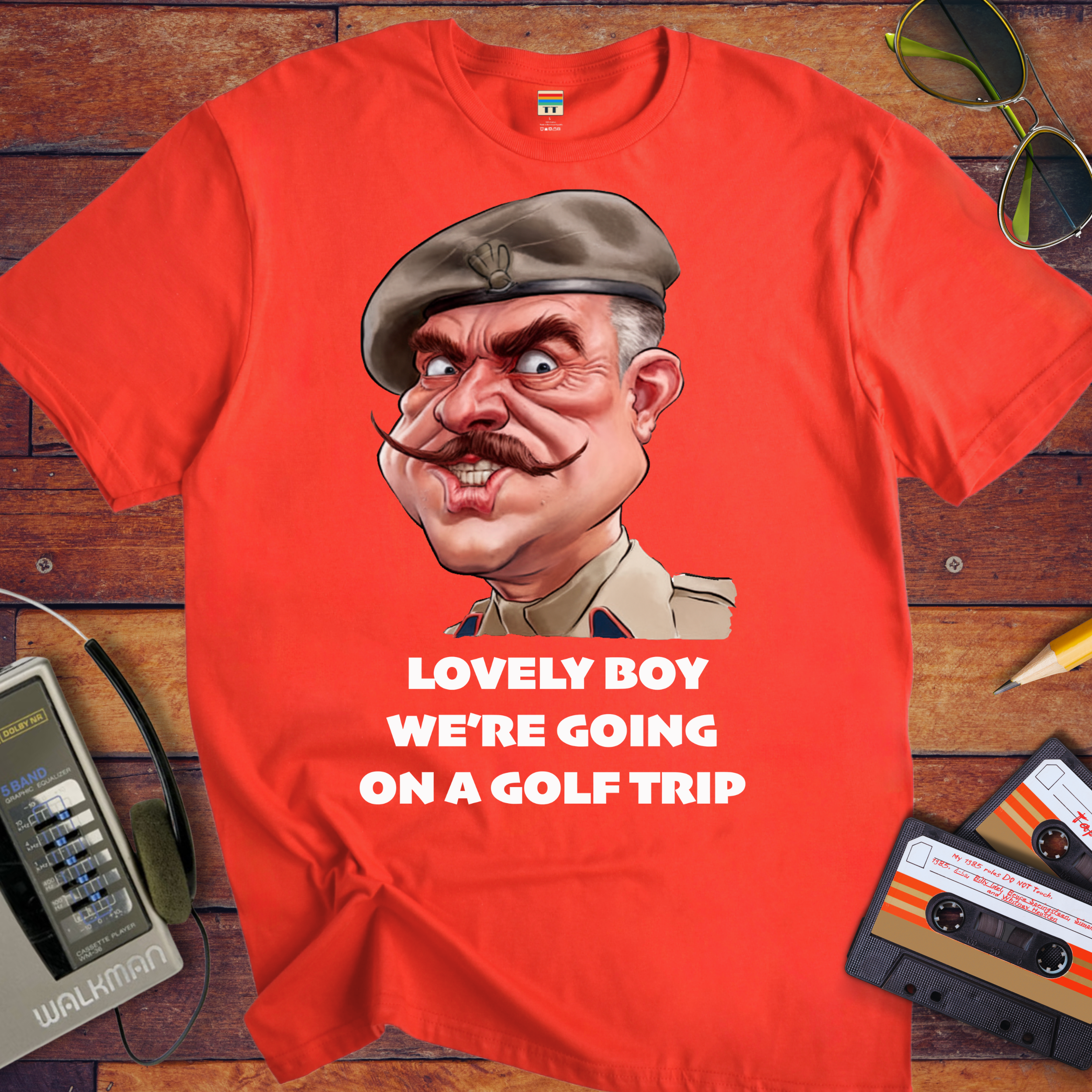 'LOVELY BOY WE’RE GOING ON A GOLF TRIP'  Funny T-Shirt