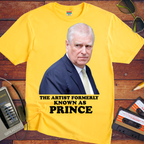 'THE ARTIST FORMERLY KNOWN AS PRINCE'  Funny T-Shirt