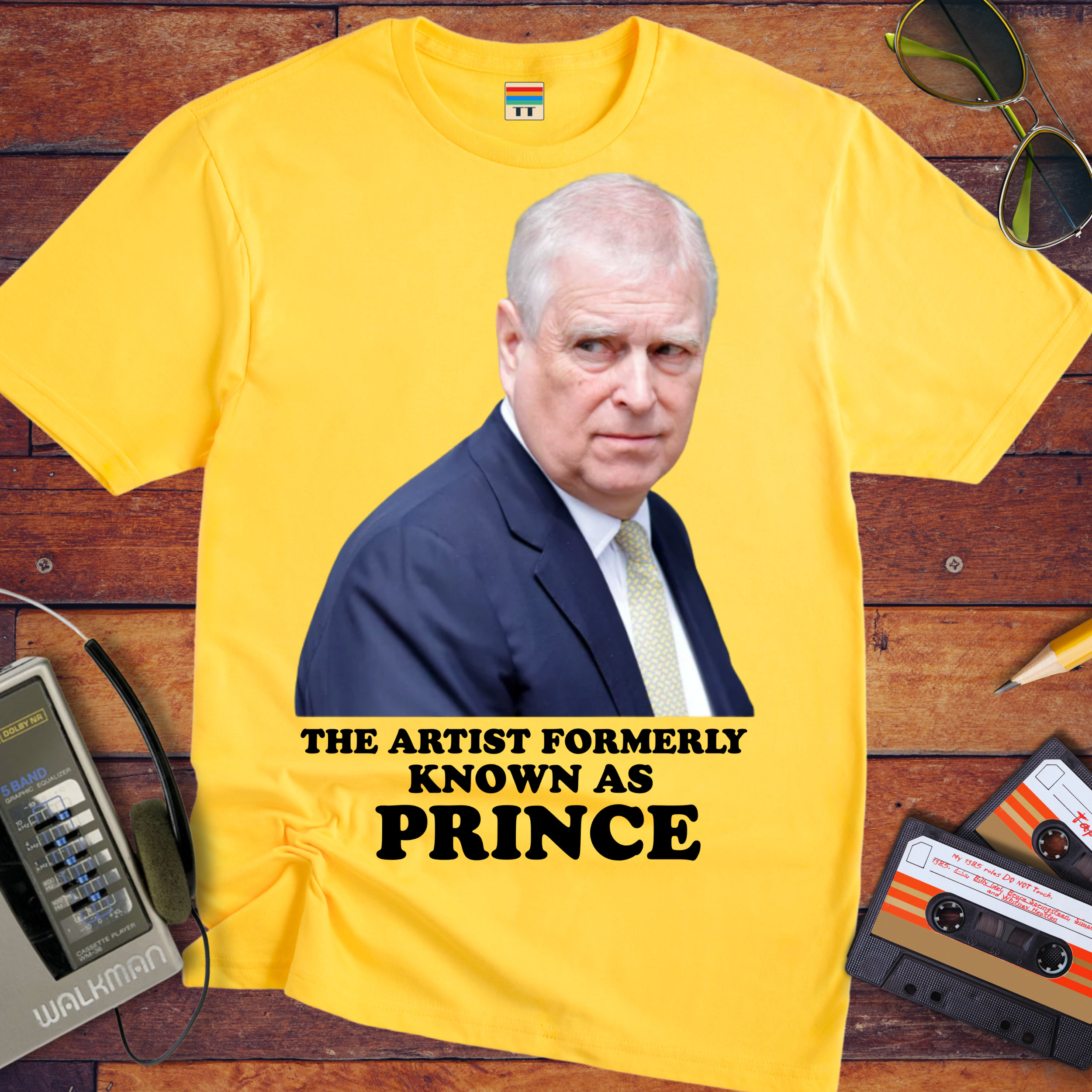 'THE ARTIST FORMERLY KNOWN AS PRINCE'  Funny T-Shirt