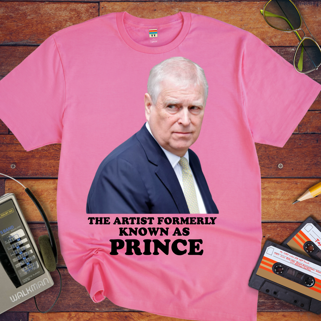 'THE ARTIST FORMERLY KNOWN AS PRINCE'  Funny T-Shirt