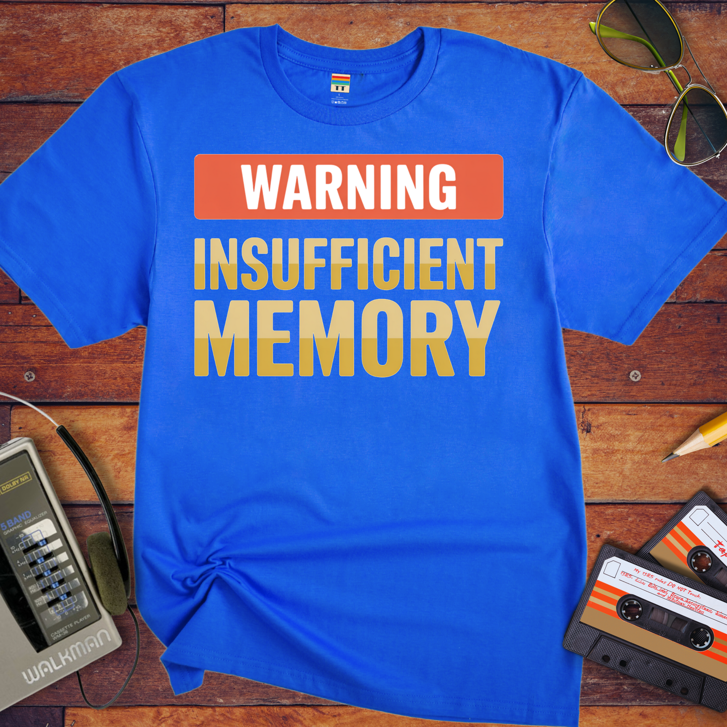 'Warning Insufficient Memory' Funny T-Shirt