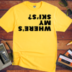 'Where's My Ski's' Funny T-Shirt