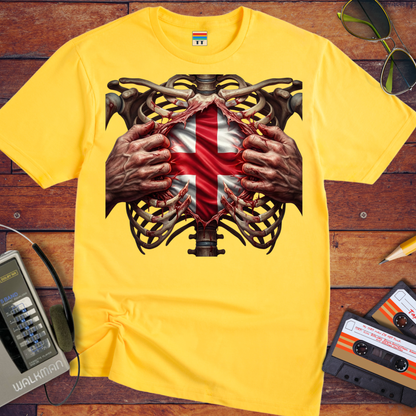 'UK Ribs'  Funny T-Shirt