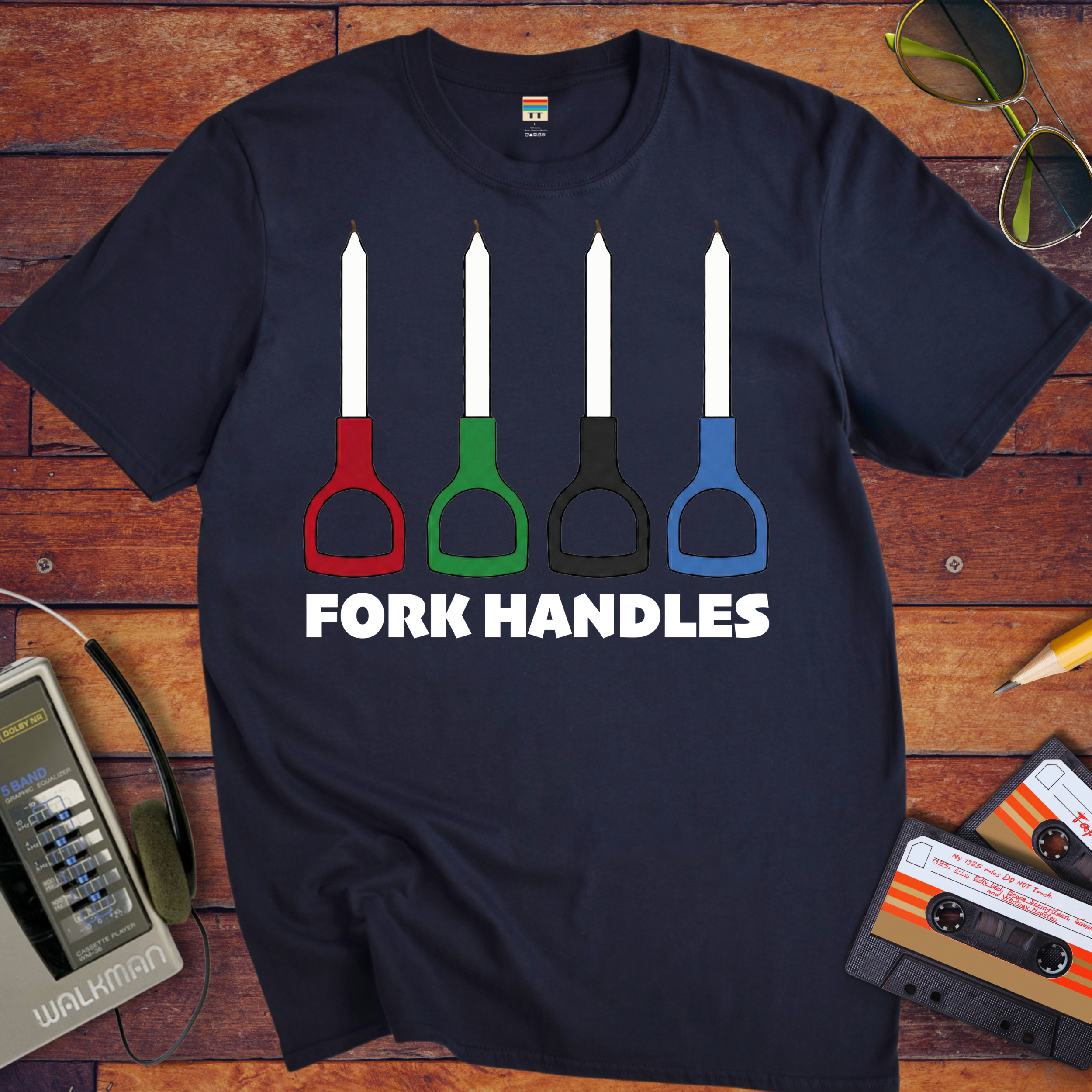 'Fork Handles V2'  Funny T-Shirt