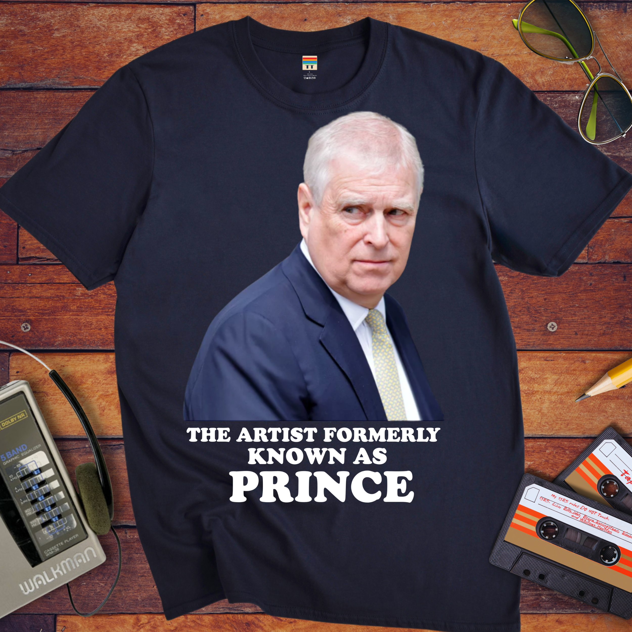 'THE ARTIST FORMERLY KNOWN AS PRINCE'  Funny T-Shirt