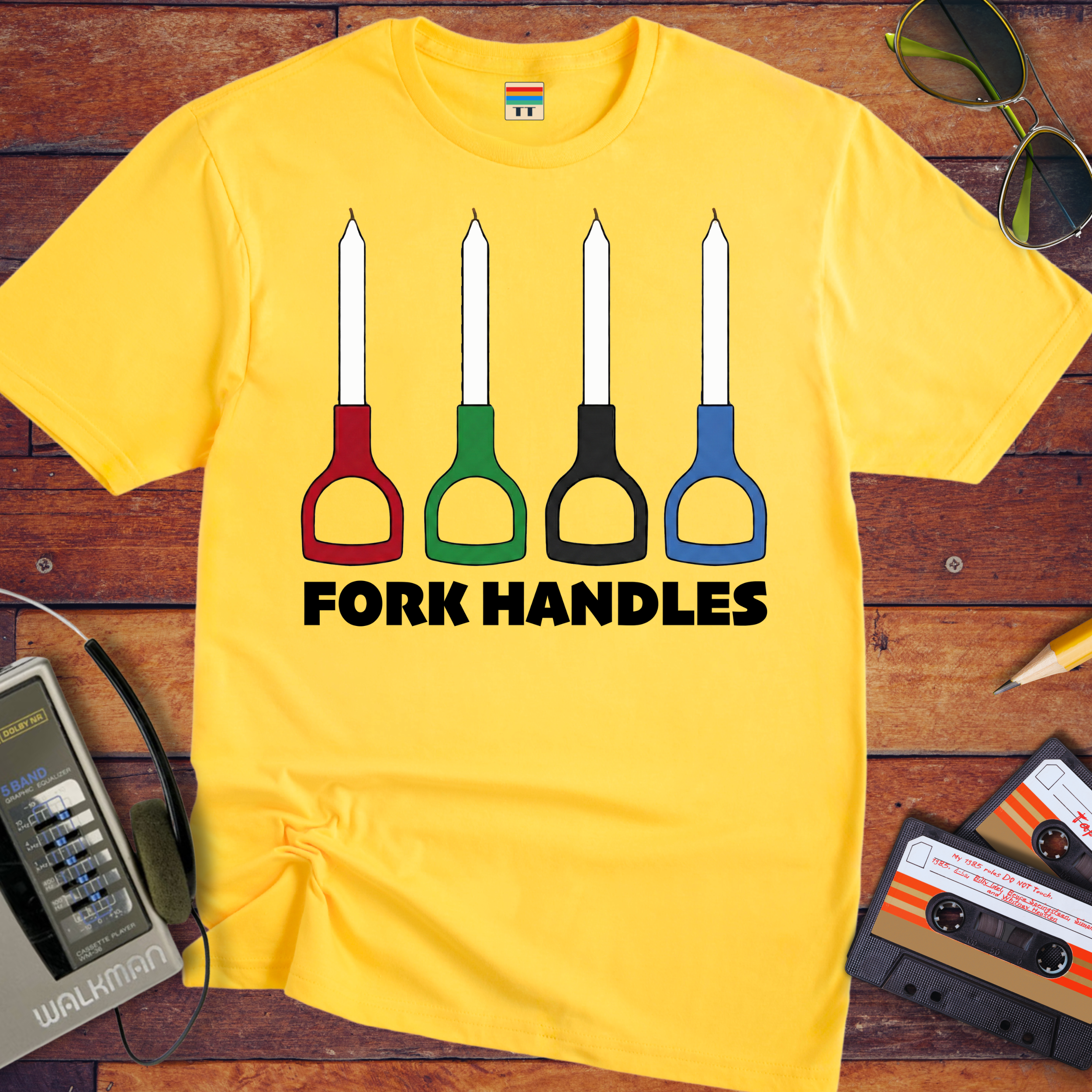 'Fork Handles V2'  Funny T-Shirt