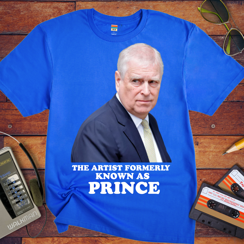 'THE ARTIST FORMERLY KNOWN AS PRINCE'  Funny T-Shirt