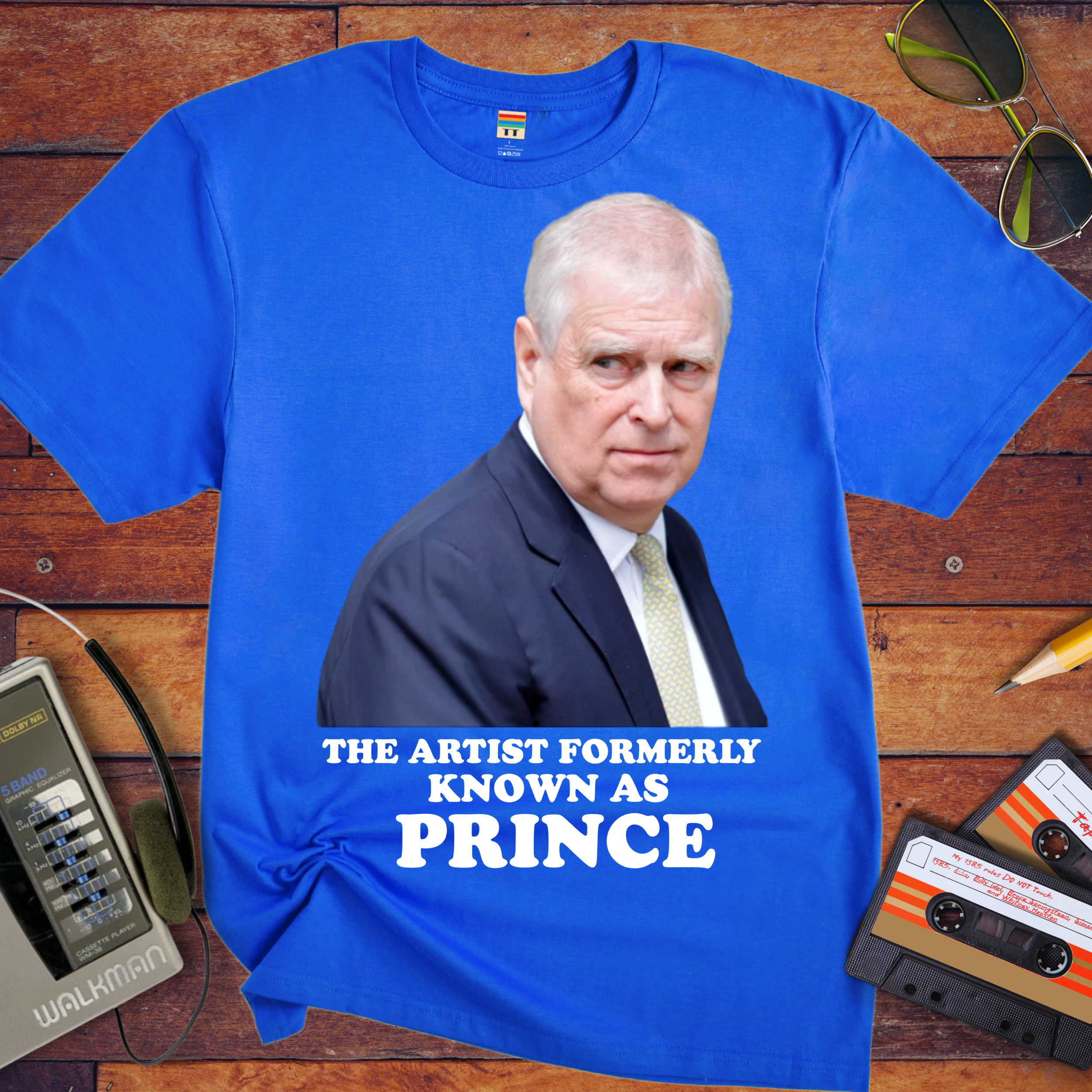 'THE ARTIST FORMERLY KNOWN AS PRINCE'  Funny T-Shirt