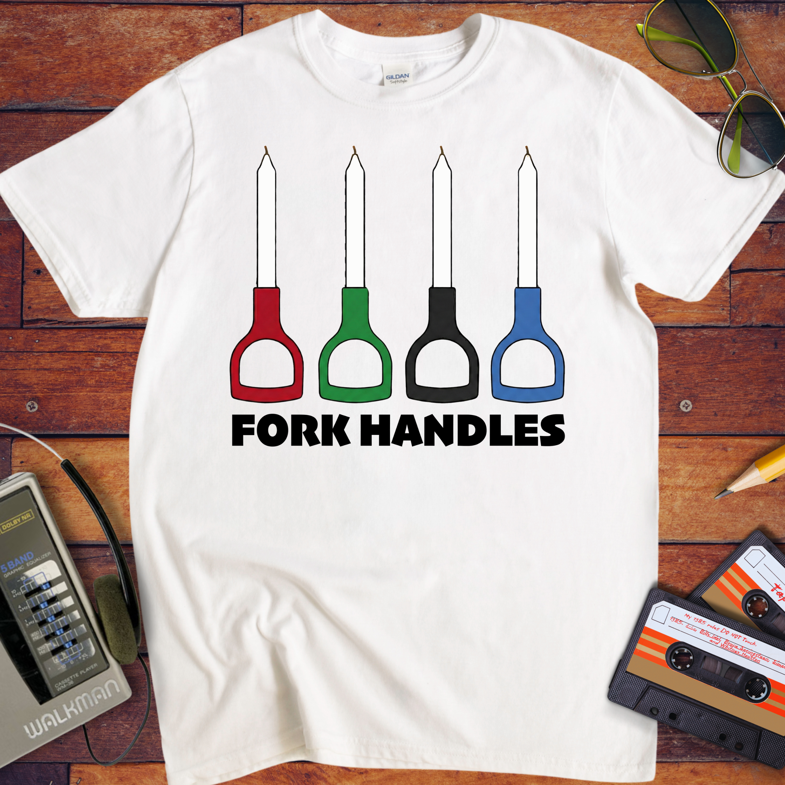 'Fork Handles V2'  Funny T-Shirt