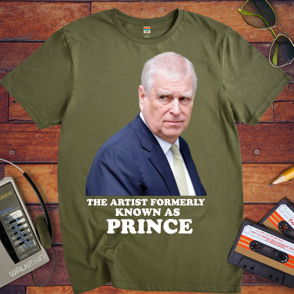 'THE ARTIST FORMERLY KNOWN AS PRINCE'  Funny T-Shirt