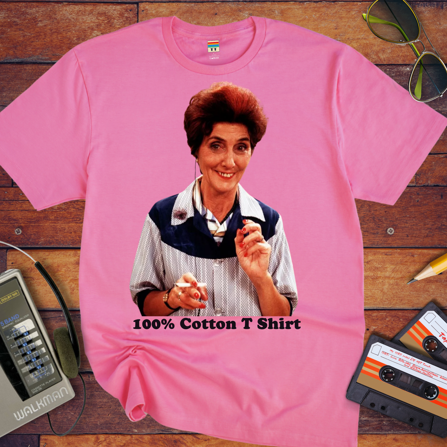 '100% Cotton T Shirt' Funny T-Shirt