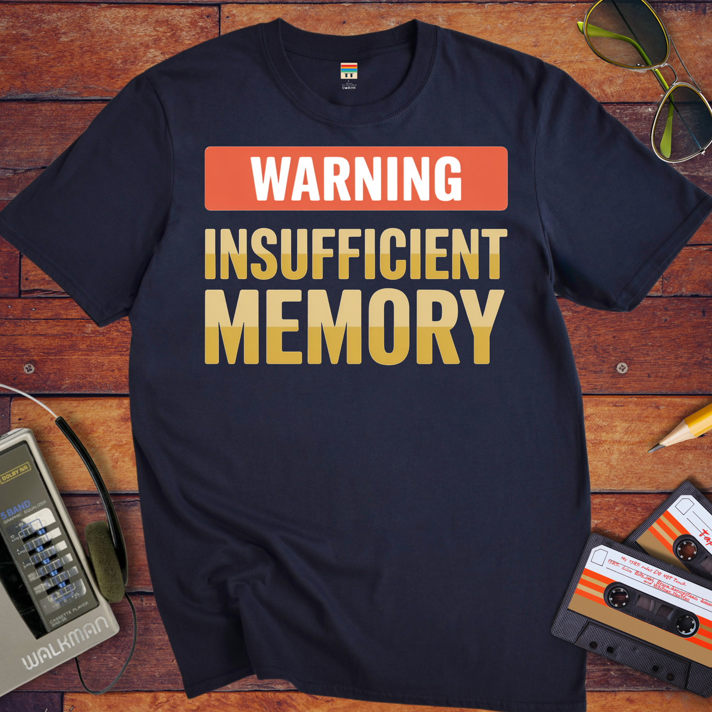 'Warning Insufficient Memory' Funny T-Shirt