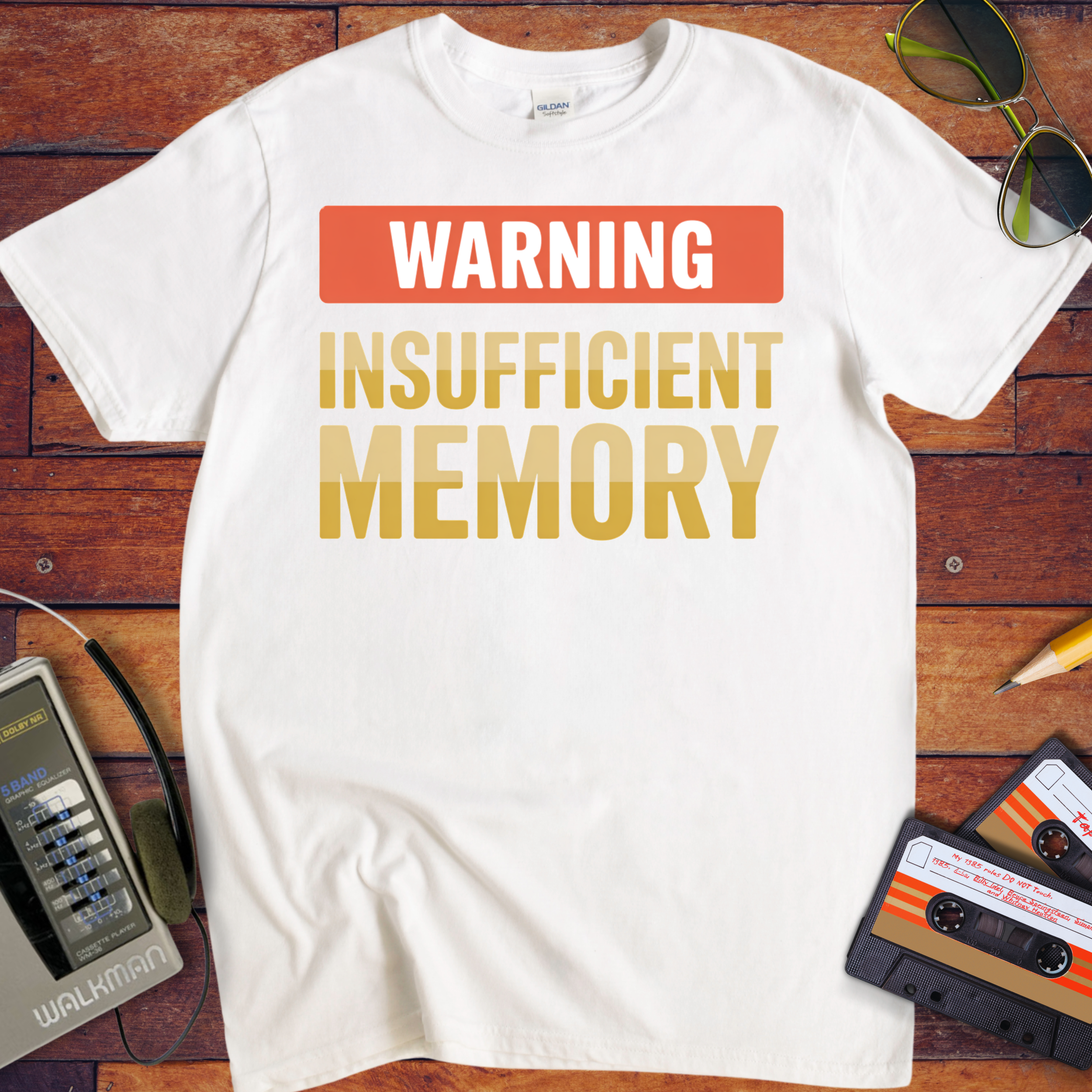 'Warning Insufficient Memory' Funny T-Shirt