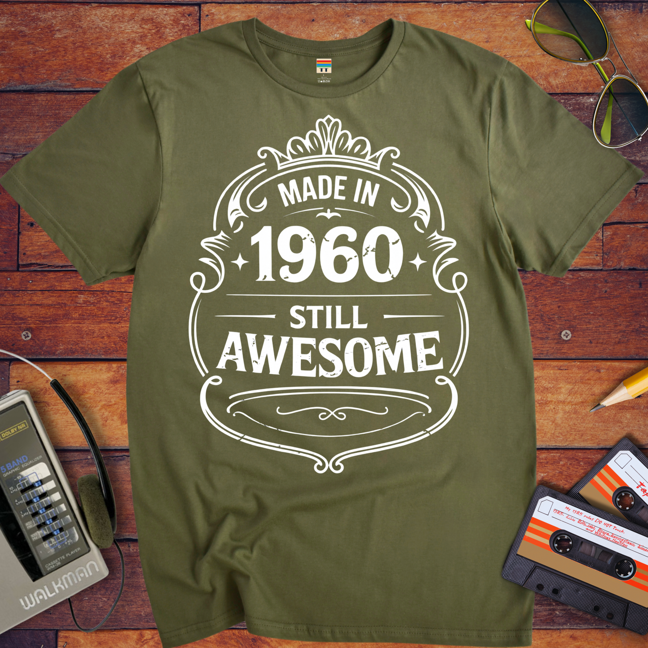'MADE IN 1960 STILL AWESOME'  Funny T-Shirt