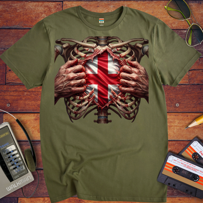 'UK Ribs'  Funny T-Shirt