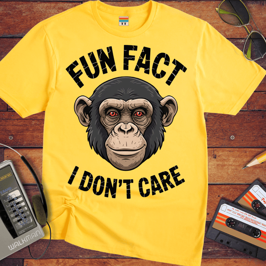 'Fun Fact I Don't Care' Funny T-Shirt