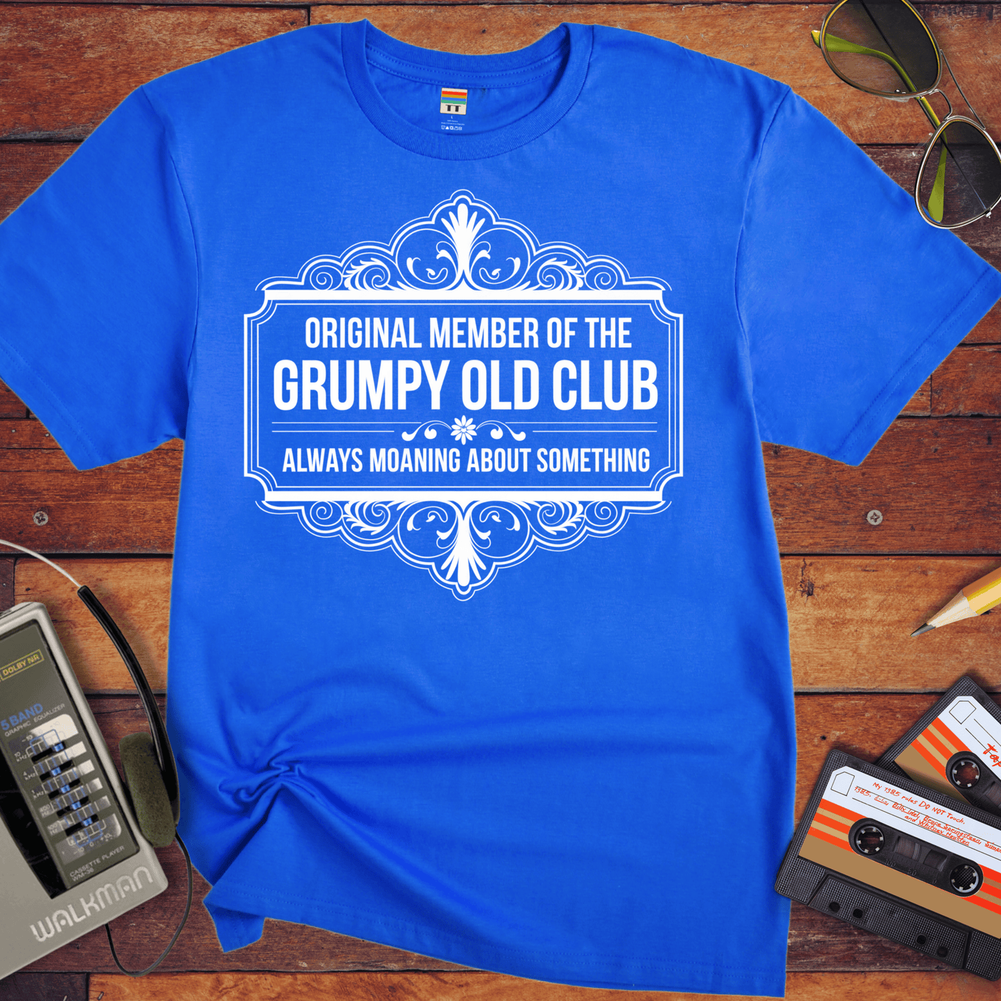 'ORIGINAL MEMBER OF THE GRUMPY OLD CLUB' Funny T-Shirt
