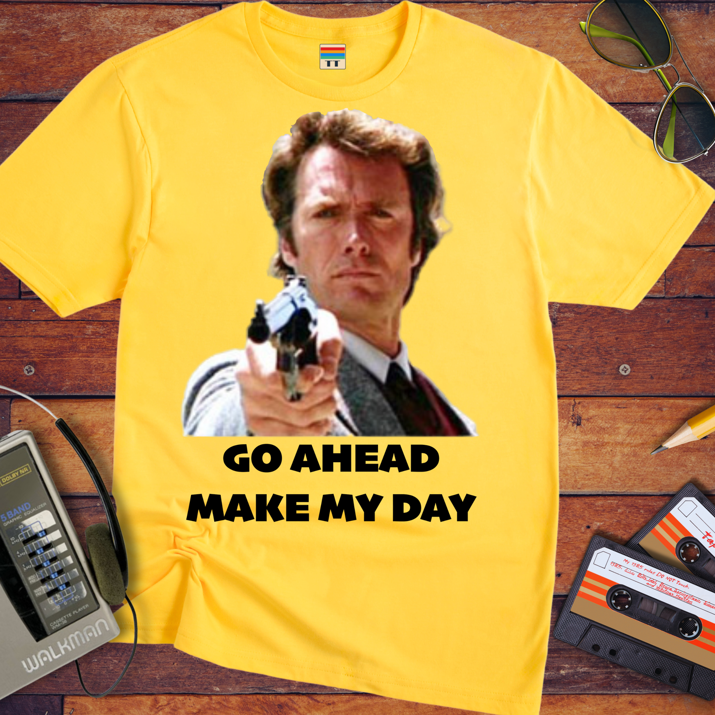 'Go Ahead Make My Day' Funny T-Shirt