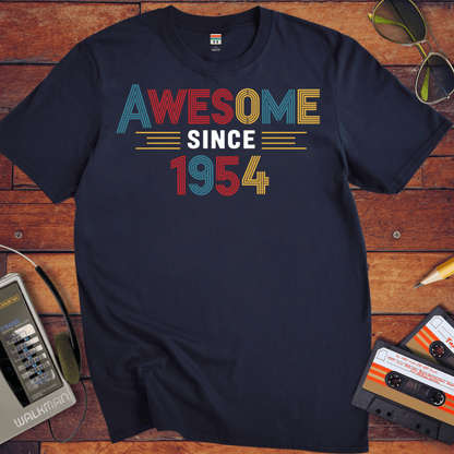 'AWESOME SINCE 1954' Funny T-Shirt