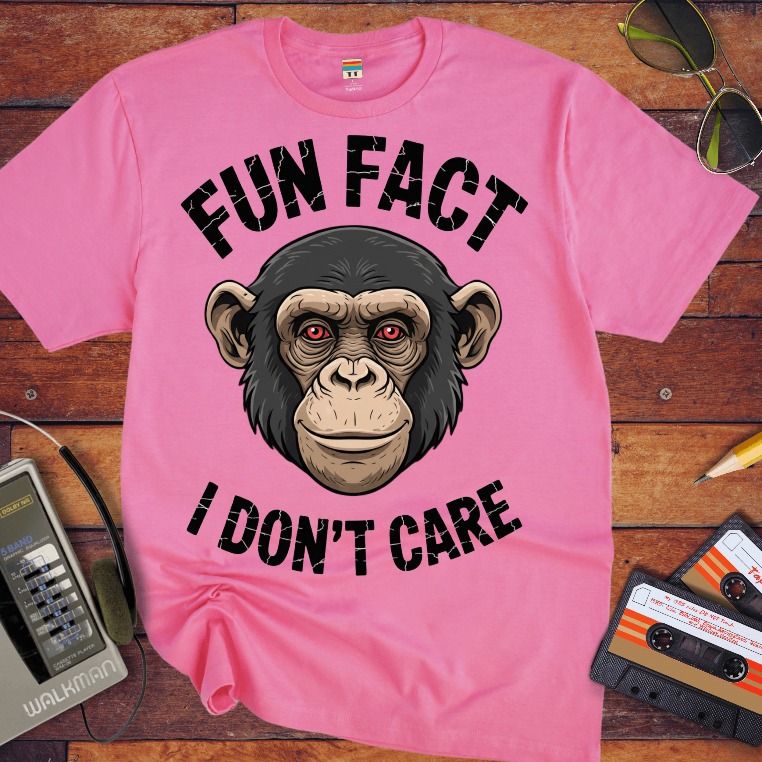 'Fun Fact I Don't Care' Funny T-Shirt