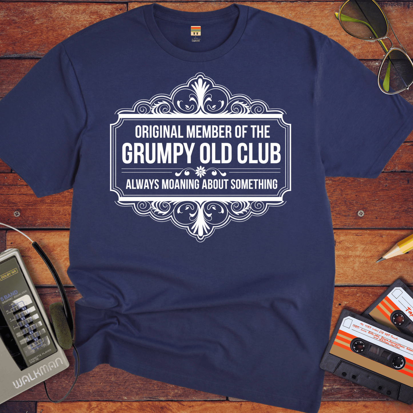 'ORIGINAL MEMBER OF THE GRUMPY OLD CLUB' Funny T-Shirt