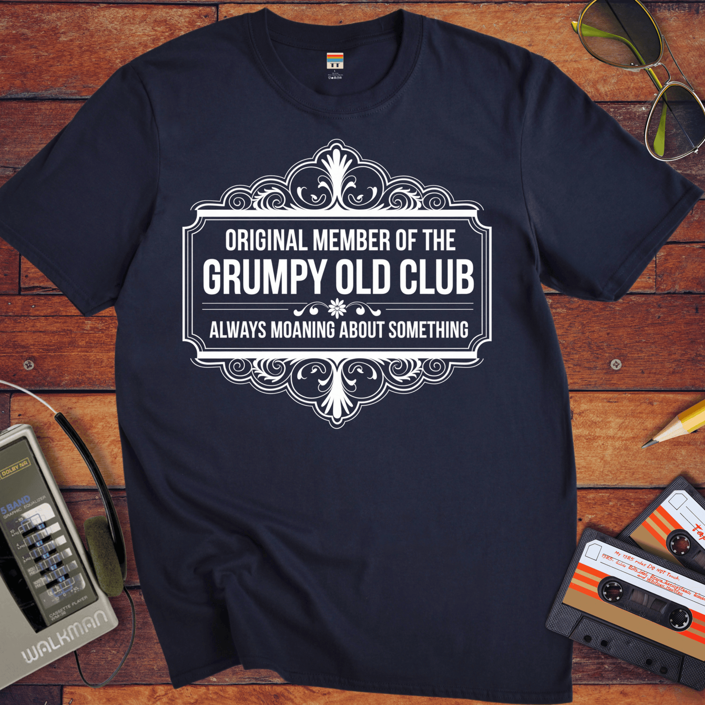 'ORIGINAL MEMBER OF THE GRUMPY OLD CLUB' Funny T-Shirt