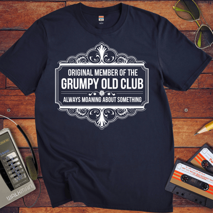 'ORIGINAL MEMBER OF THE GRUMPY OLD CLUB' Funny T-Shirt