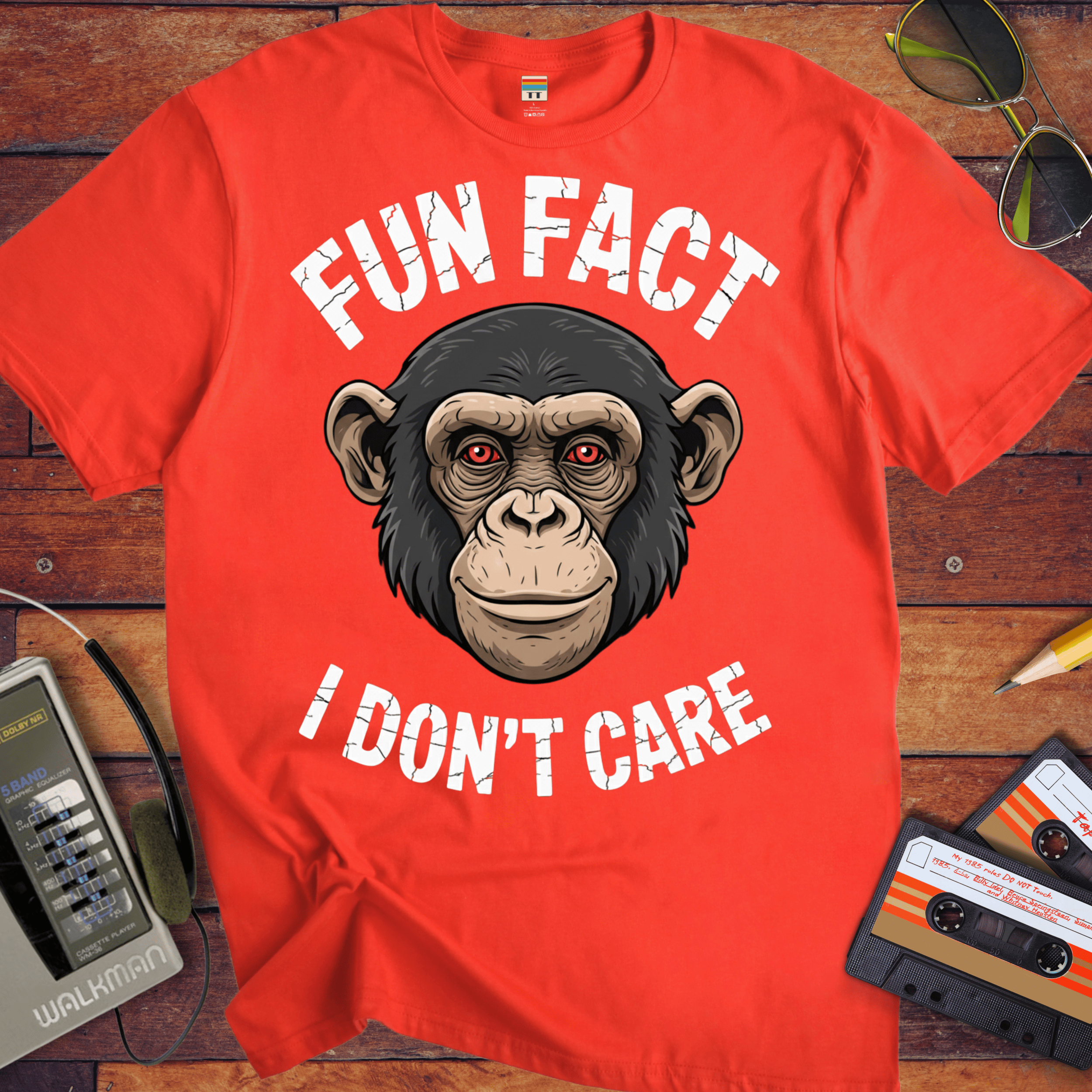 'Fun Fact I Don't Care' Funny T-Shirt