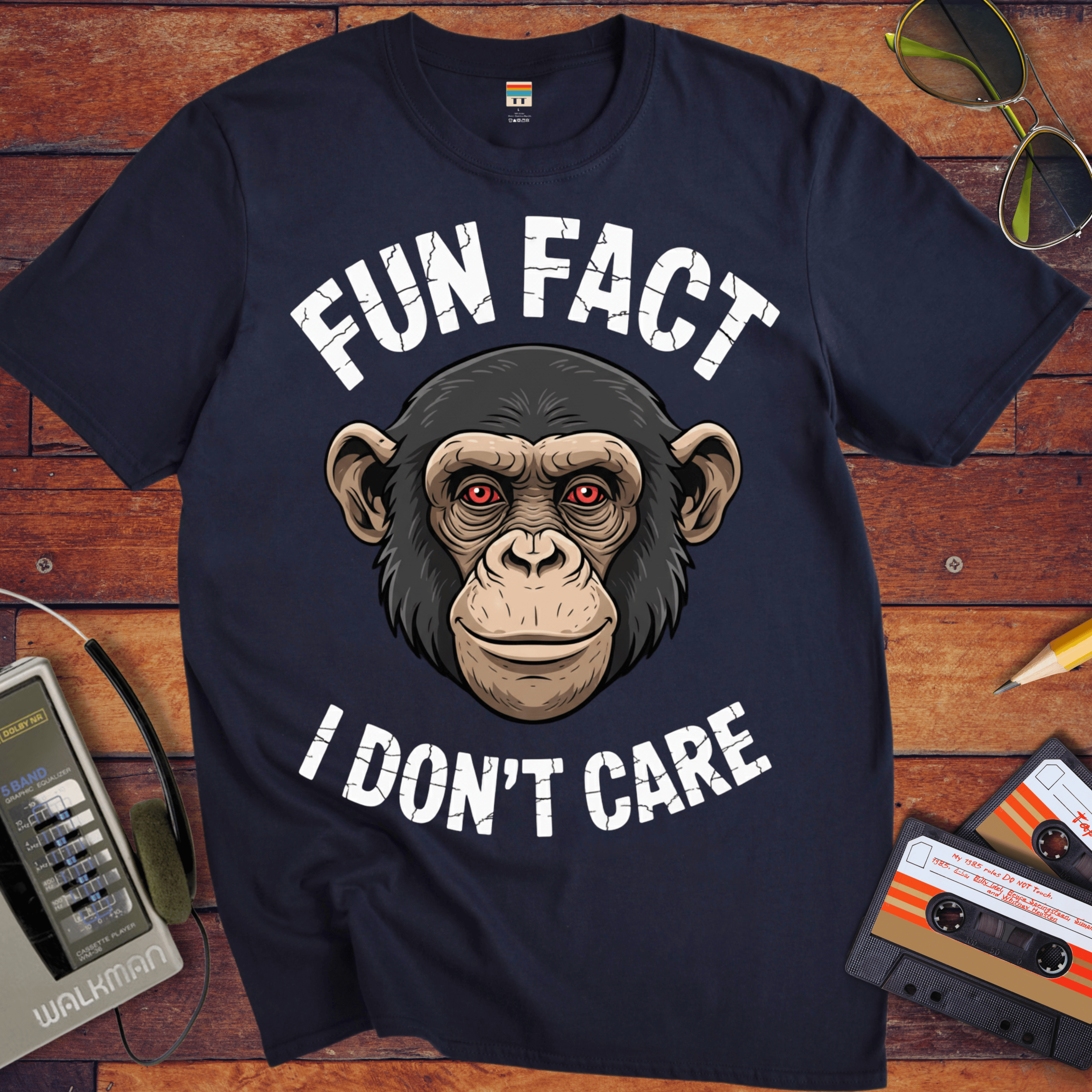'Fun Fact I Don't Care' Funny T-Shirt