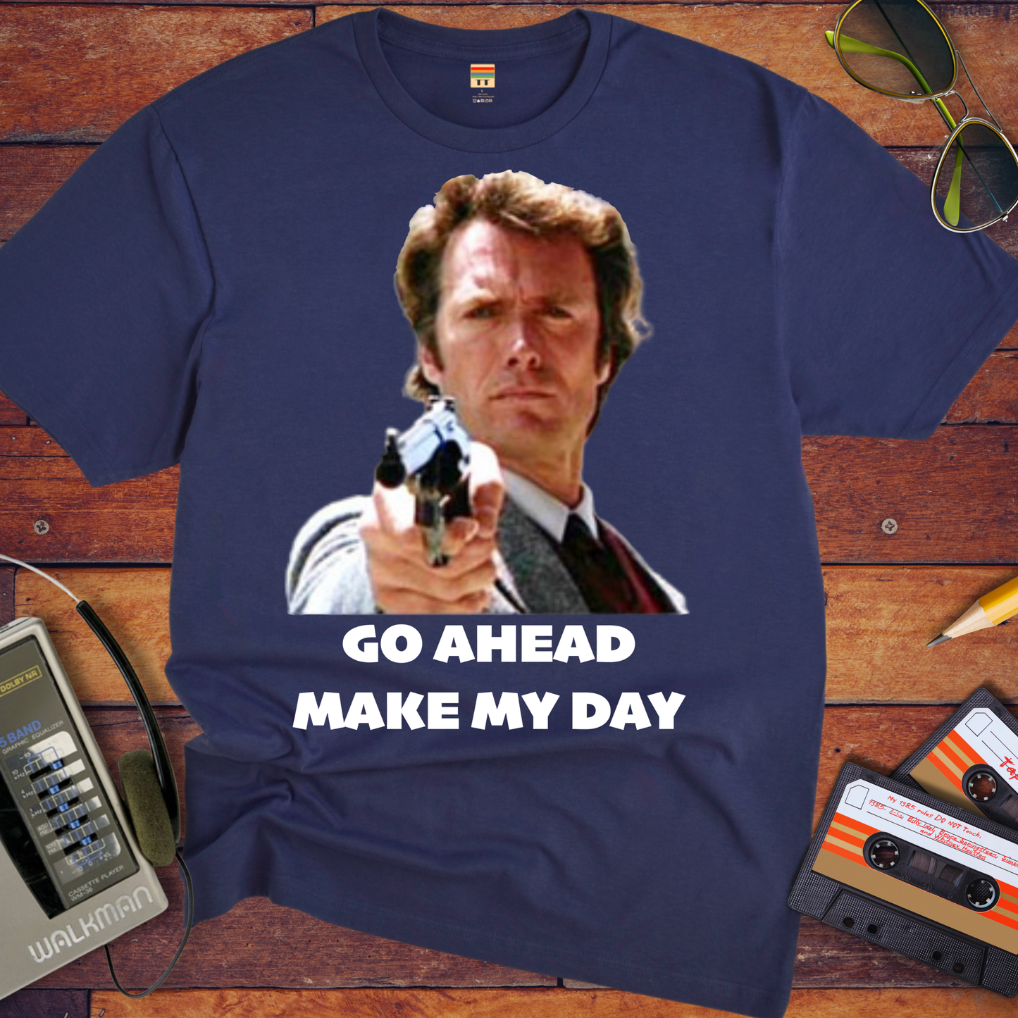 'Go Ahead Make My Day' Funny T-Shirt