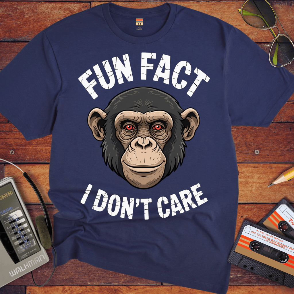 'Fun Fact I Don't Care' Funny T-Shirt