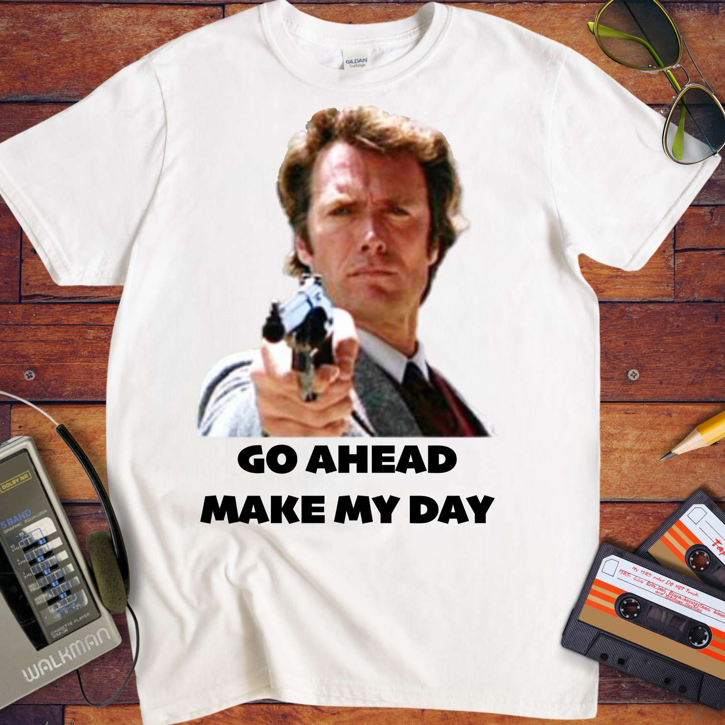 'Go Ahead Make My Day' Funny T-Shirt
