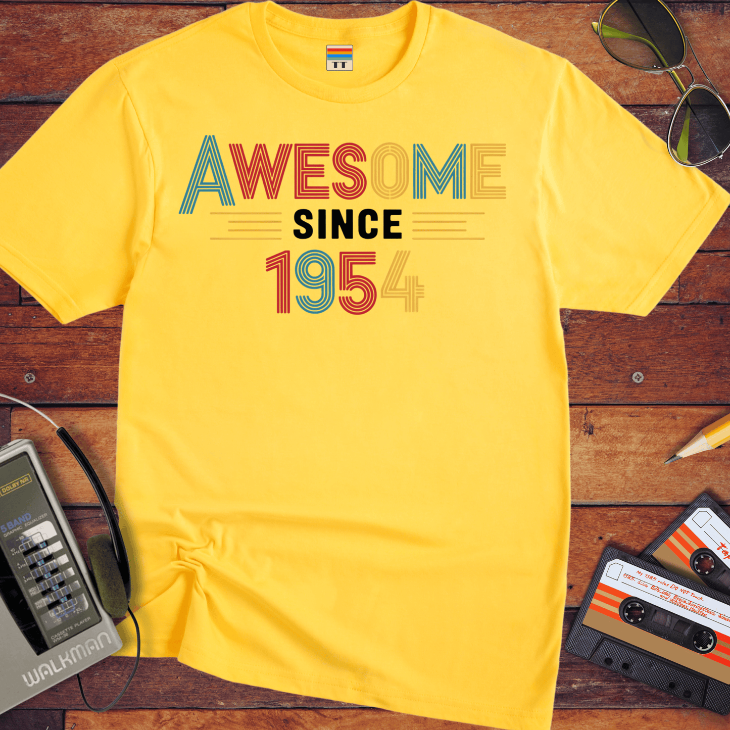 'AWESOME SINCE 1954' Funny T-Shirt