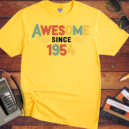 'AWESOME SINCE 1954' Funny T-Shirt