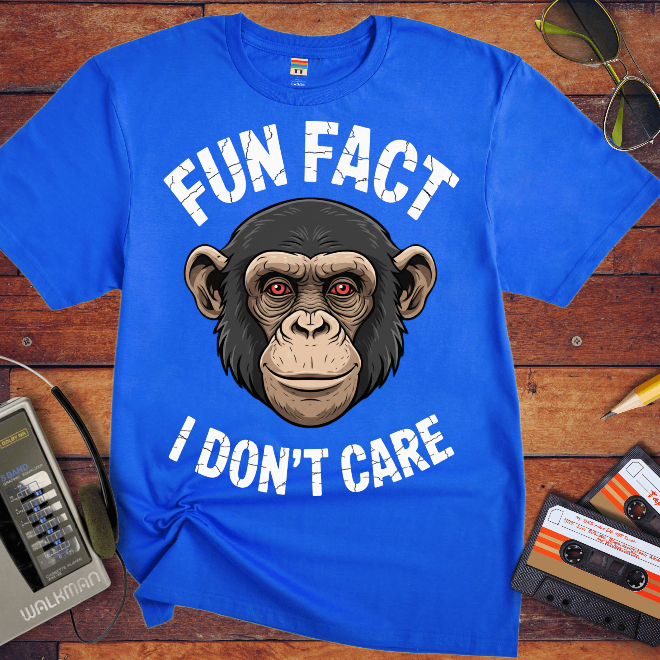 'Fun Fact I Don't Care' Funny T-Shirt