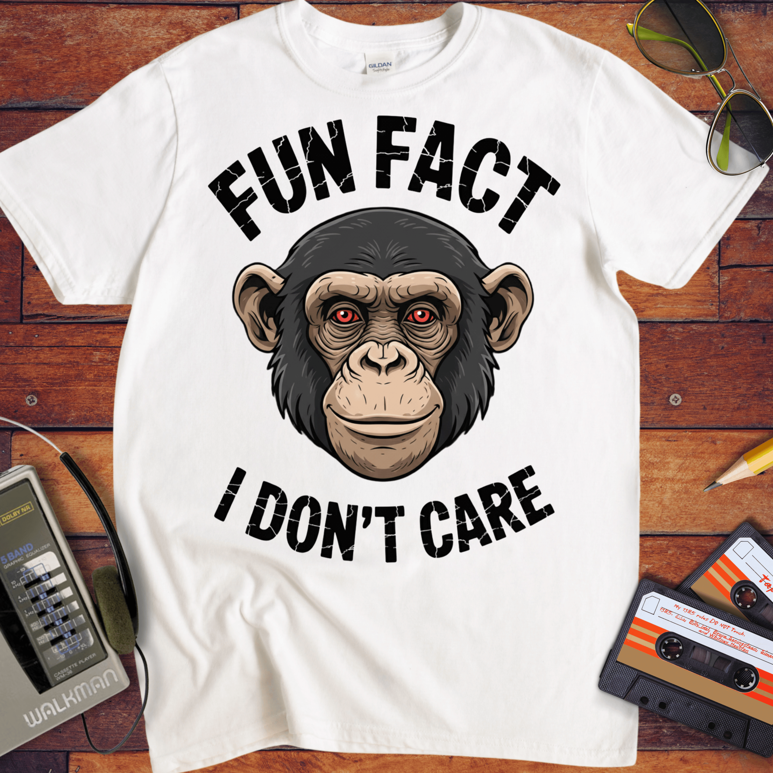 'Fun Fact I Don't Care' Funny T-Shirt