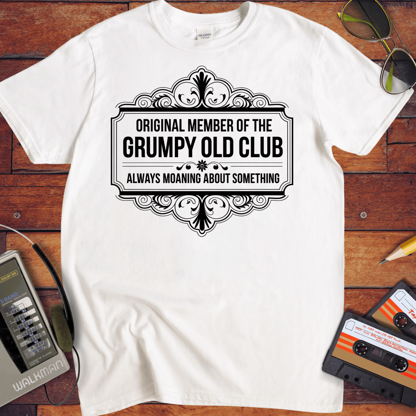 'ORIGINAL MEMBER OF THE GRUMPY OLD CLUB' Funny T-Shirt