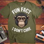 'Fun Fact I Don't Care' Funny T-Shirt