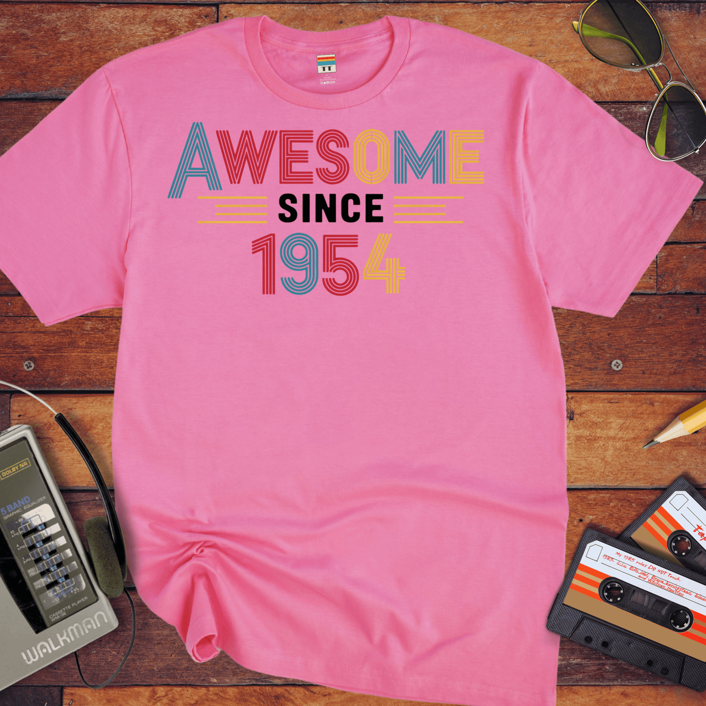 'AWESOME SINCE 1954' Funny T-Shirt