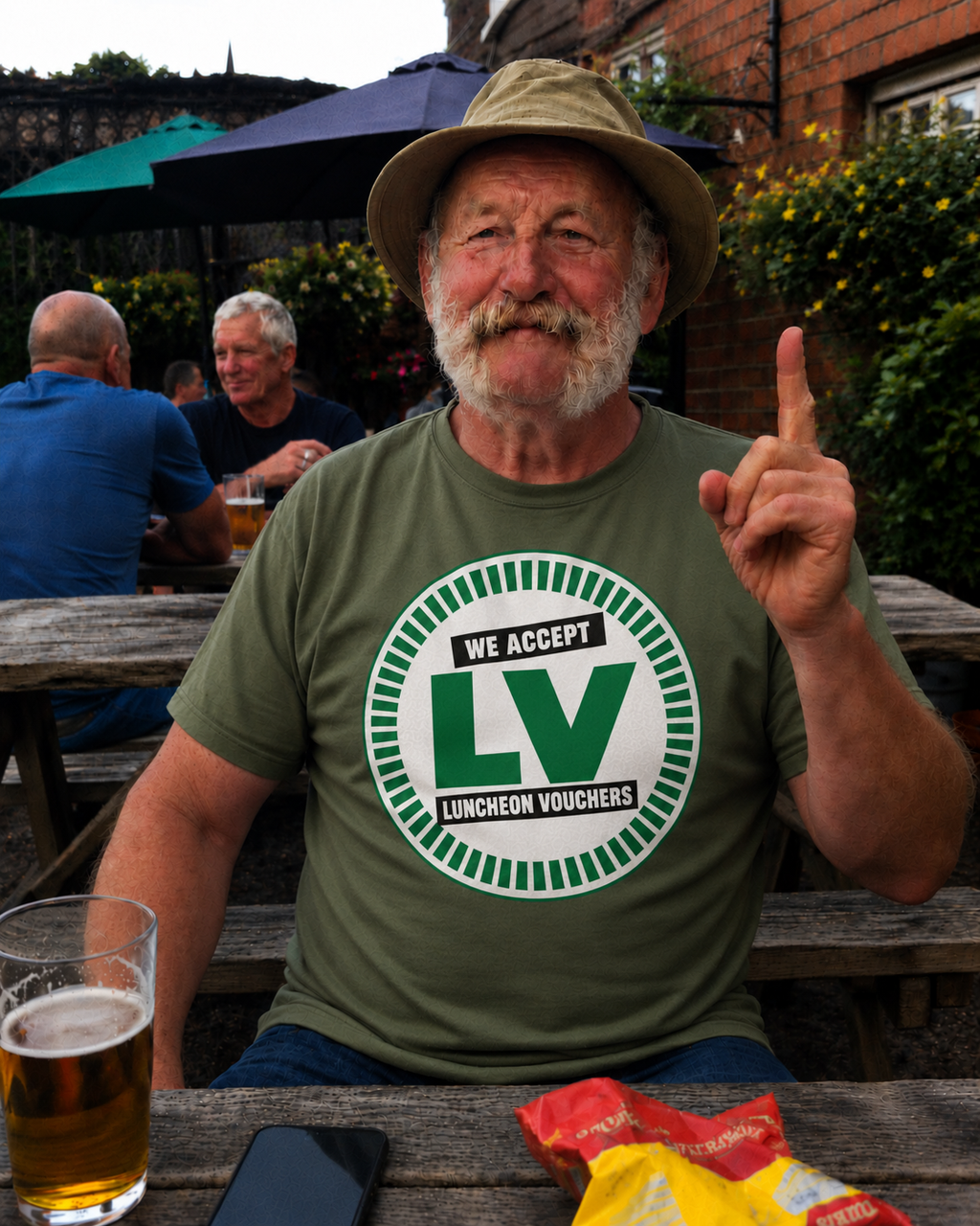 'Luncheon Vouchers' Funny T-Shirts
