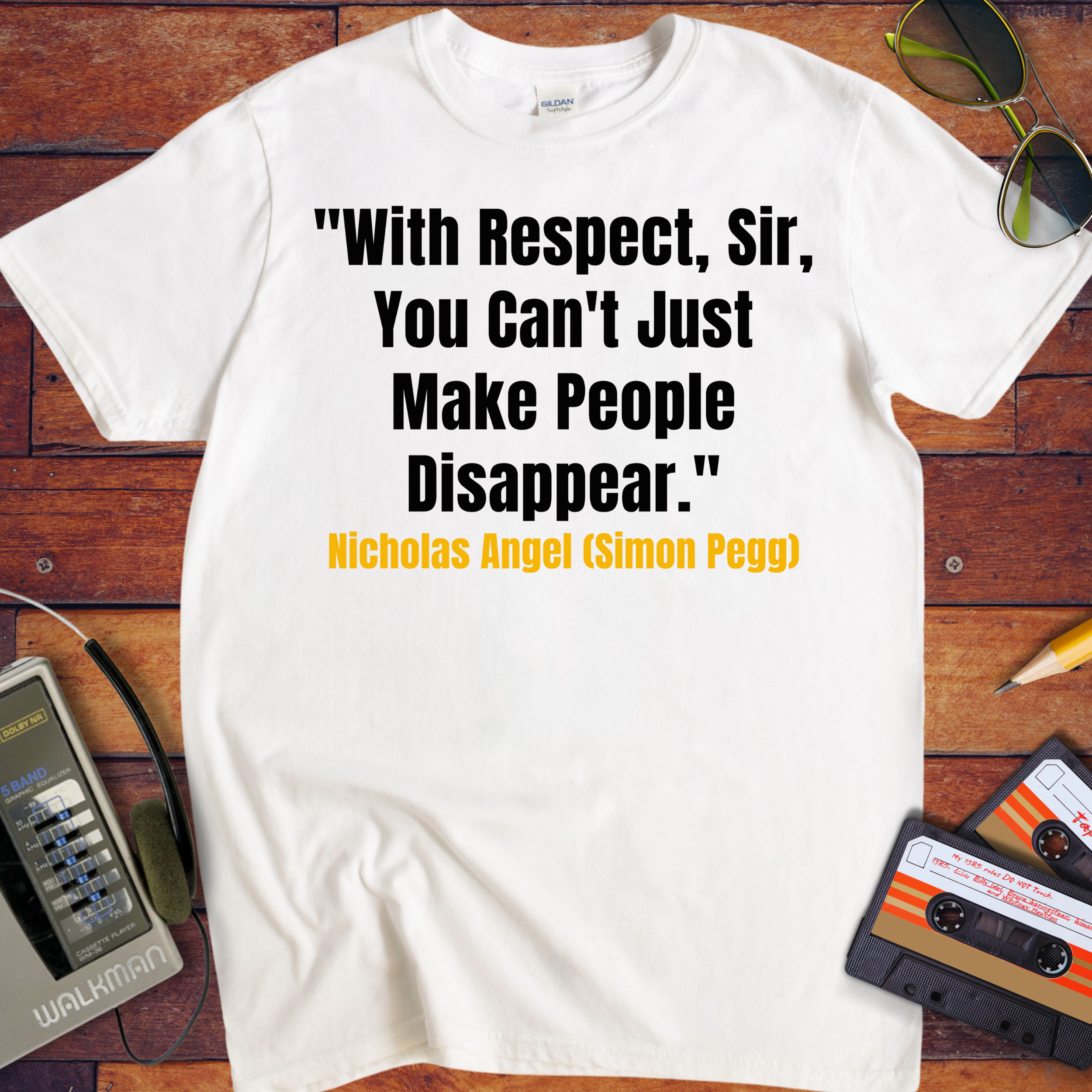 'With Respect, Sir' T-Shirt