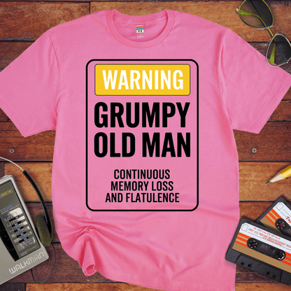 'Grumpy Old Man Continues Memory Loss' Funny T-Shirt