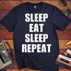 'Eat Sleep Eat Sleep Repeat' T-Shirt