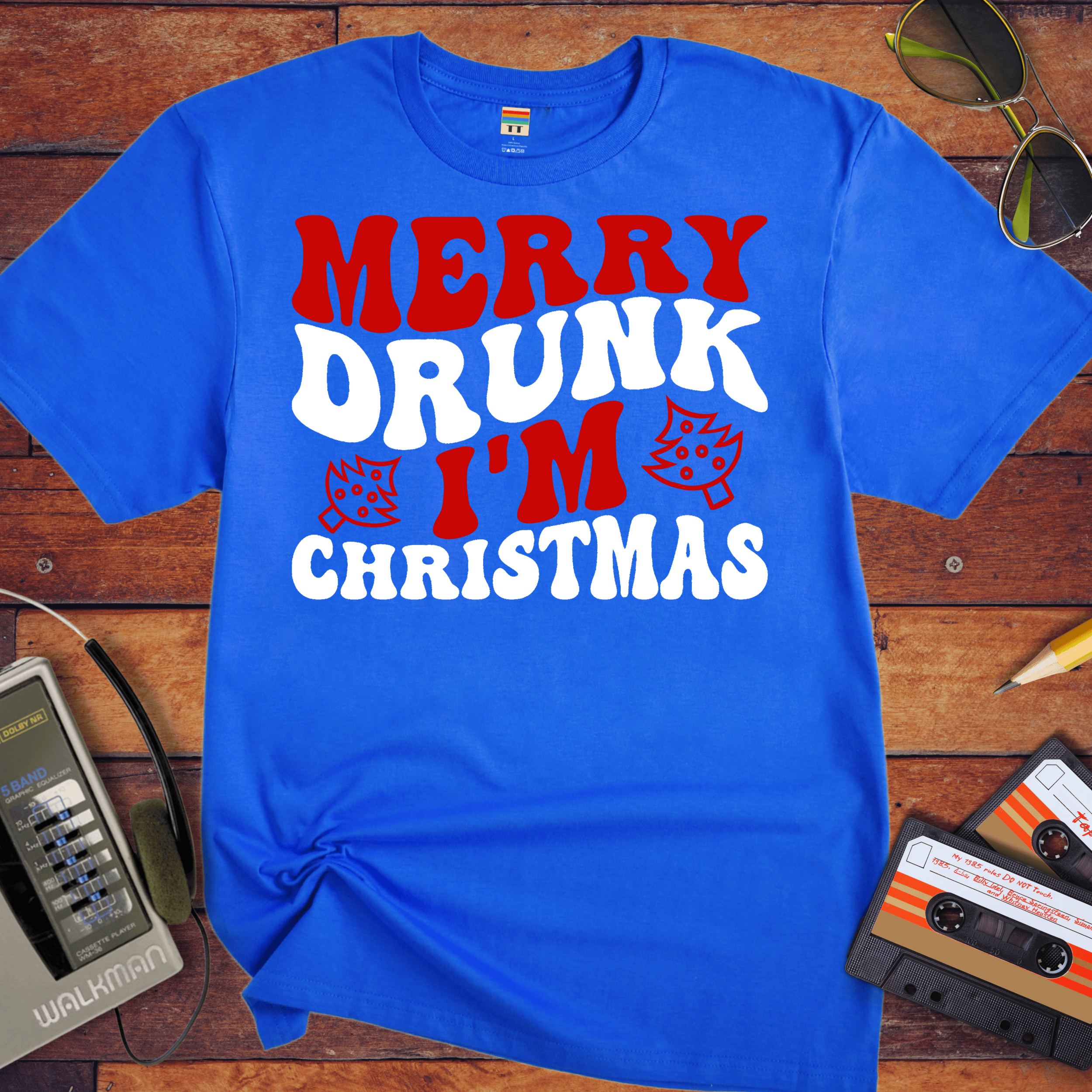 'Merry Drunk Christmas' Funny T-Shirt