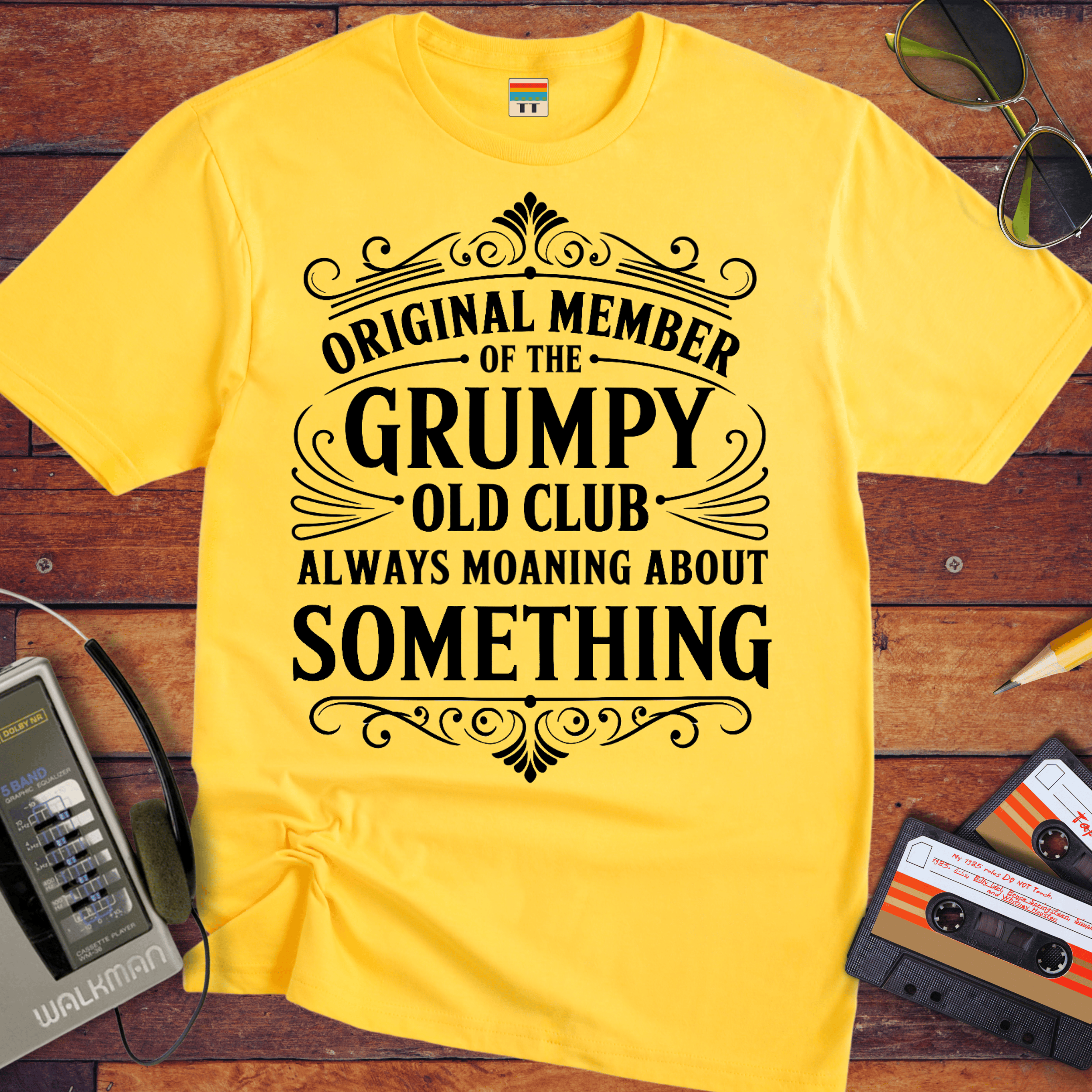 'Original Member Grumpy Old Club.  ' Funny T-Shirt